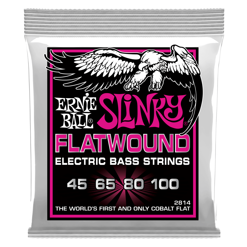 SUPER SLINKY FLATWND ELEC BASS STRINGS (45-100)